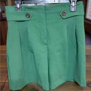 Ann Taylor Emerald High Waist Shorts